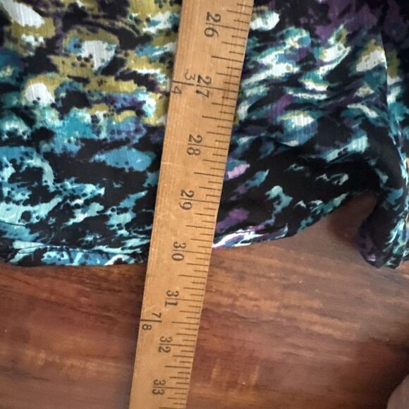 Fashion Bug Plus Size 3X Peplum Top Rhinestones Whimsigoth Fairycore Grunge Goth - Picture 13 of 14